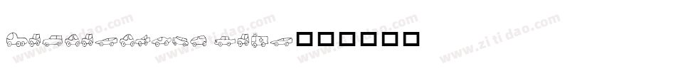 Fantastique Cars字体转换